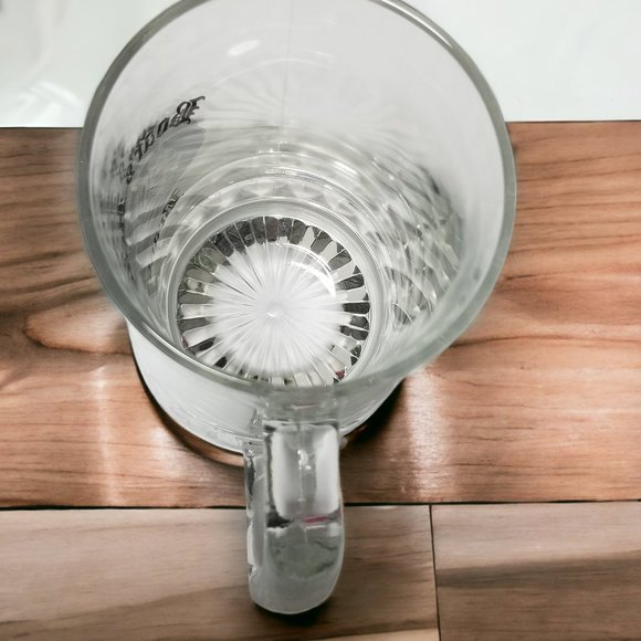 Rare Boar's Head Beer Mug – 24 oz Clear Glass Stein with Brand Logo - Picture 5 of 7